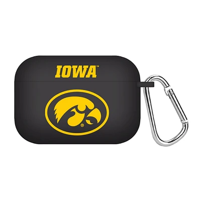 Black Iowa Hawkeyes Silicone AirPods Pro Case Cover