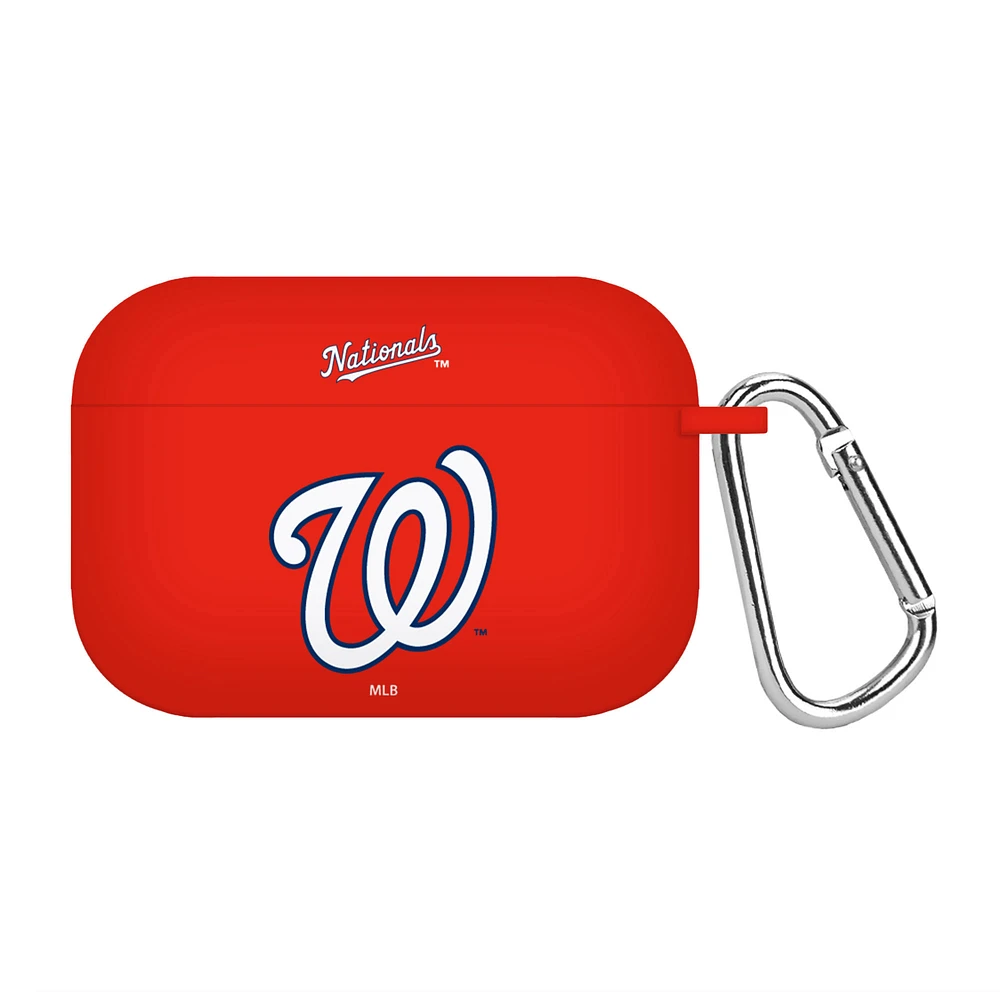 Red Washington Nationals Silicone AirPods Pro Case Cover