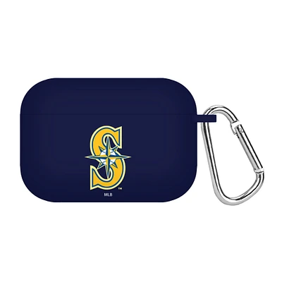 Navy Seattle Mariners Silicone AirPods Pro Case Cover