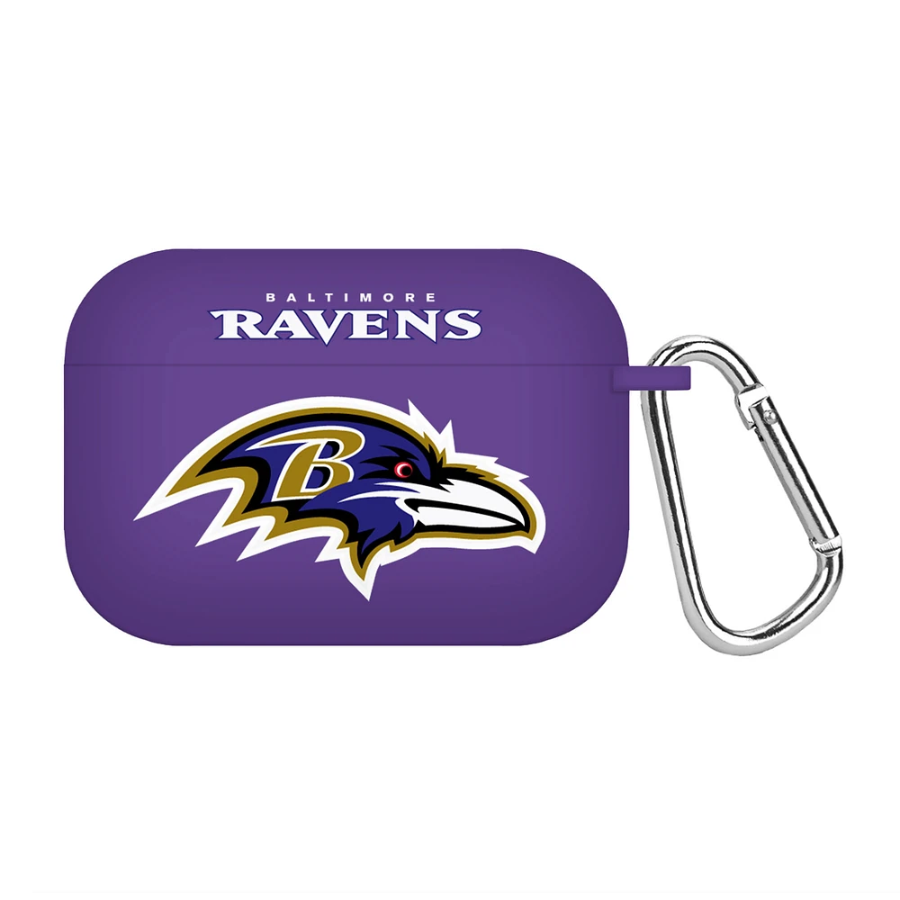 Purple Baltimore Ravens Silicone AirPods Pro Case Cover