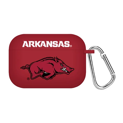 Crimson Arkansas Razorbacks Silicone AirPods Pro Case Cover
