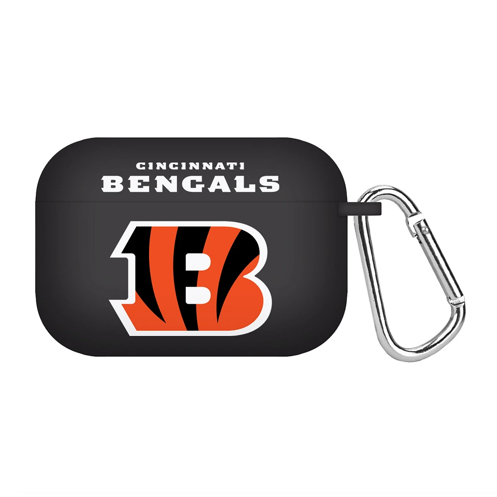 Black Cincinnati Bengals Silicone AirPods Pro Case Cover