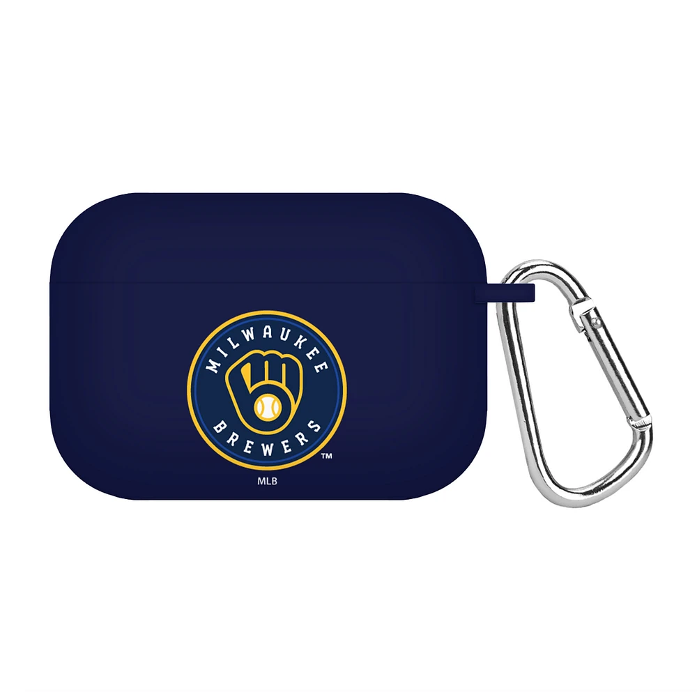 Navy Milwaukee Brewers Silicone AirPods Pro Case Cover