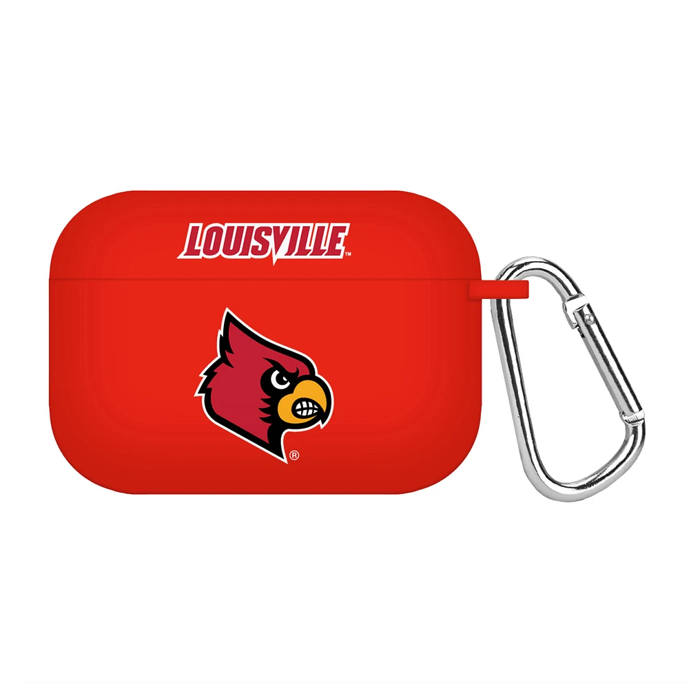 Red Louisville Cardinals Silicone AirPods Pro Case Cover