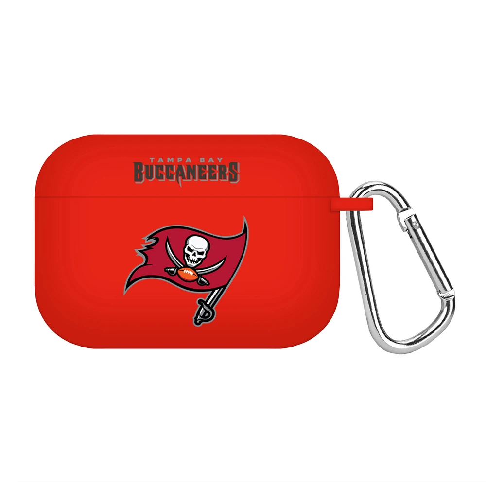 Red Tampa Bay Buccaneers Silicone AirPods Pro Case Cover