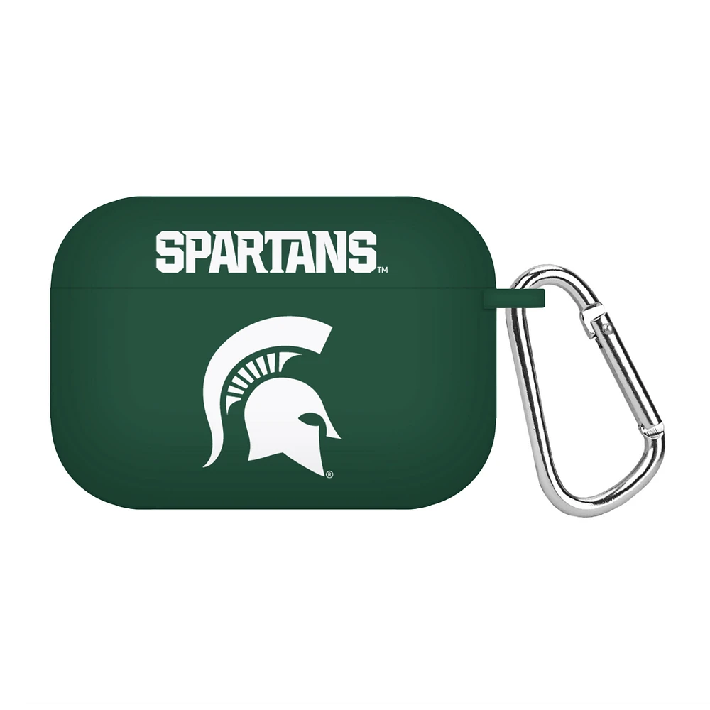Green Michigan State Spartans Silicone AirPods Pro Case Cover
