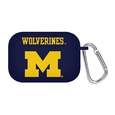 Navy Michigan Wolverines Silicone AirPods Pro Case Cover