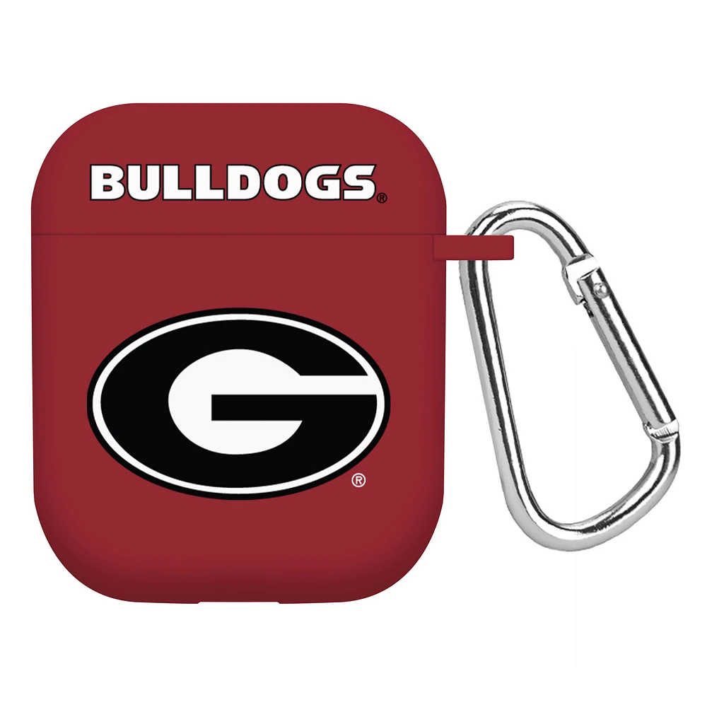 Crimson Georgia Bulldogs AirPods Case Cover