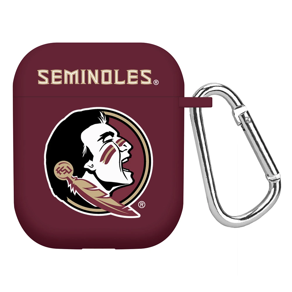 Maroon Florida State Seminoles AirPods Case Cover