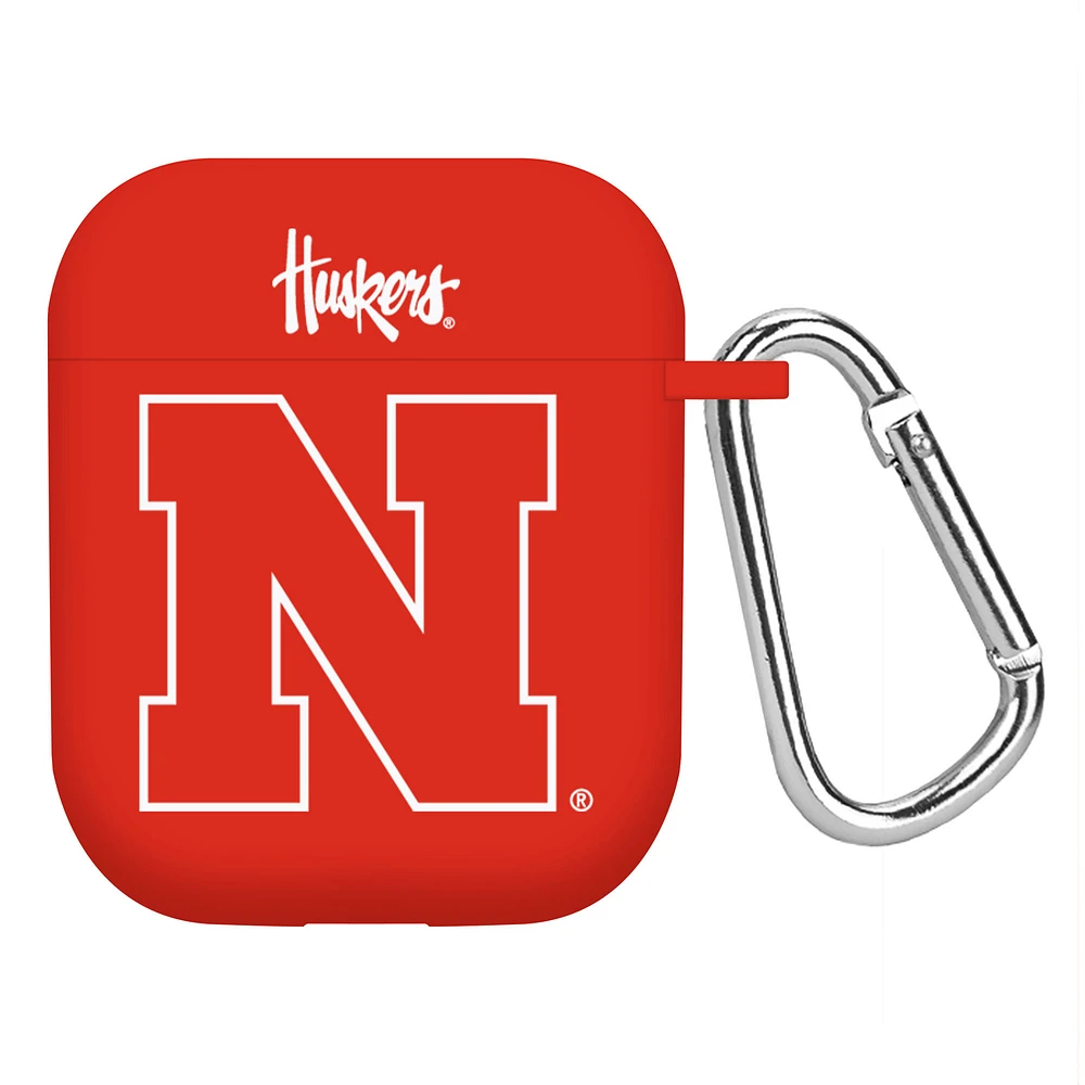 Red Nebraska Huskers AirPods Case Cover
