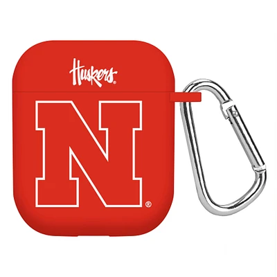 Red Nebraska Huskers AirPods Case Cover