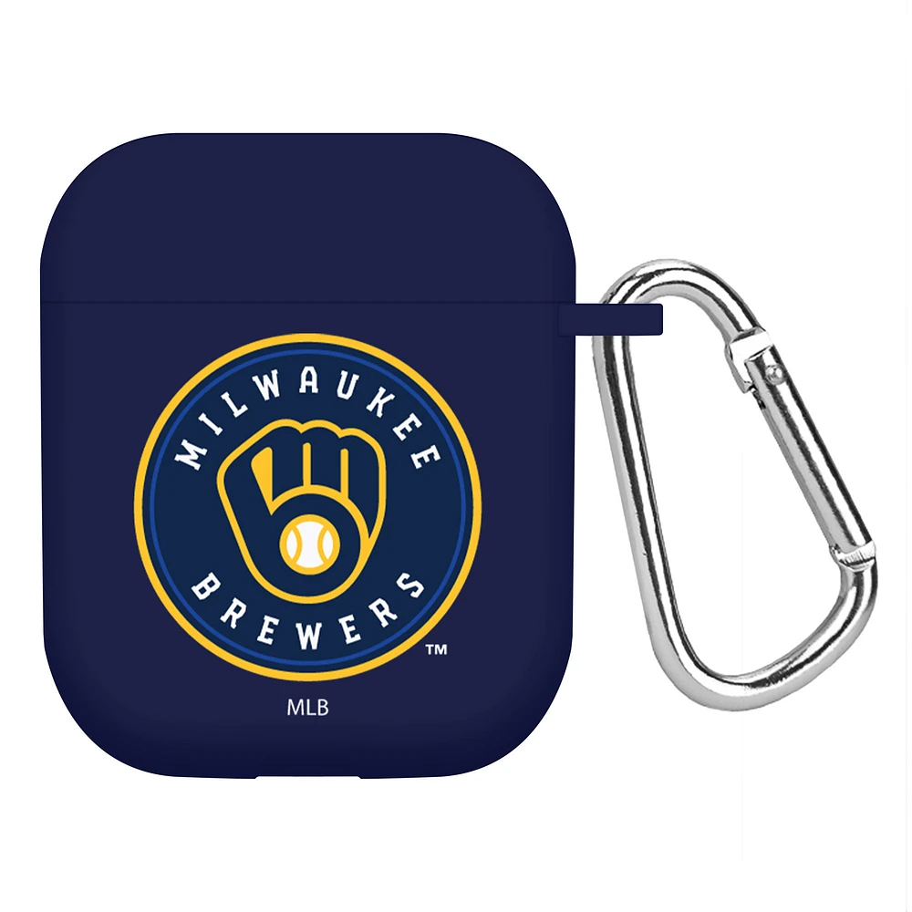 Navy Milwaukee Brewers AirPods Case Cover