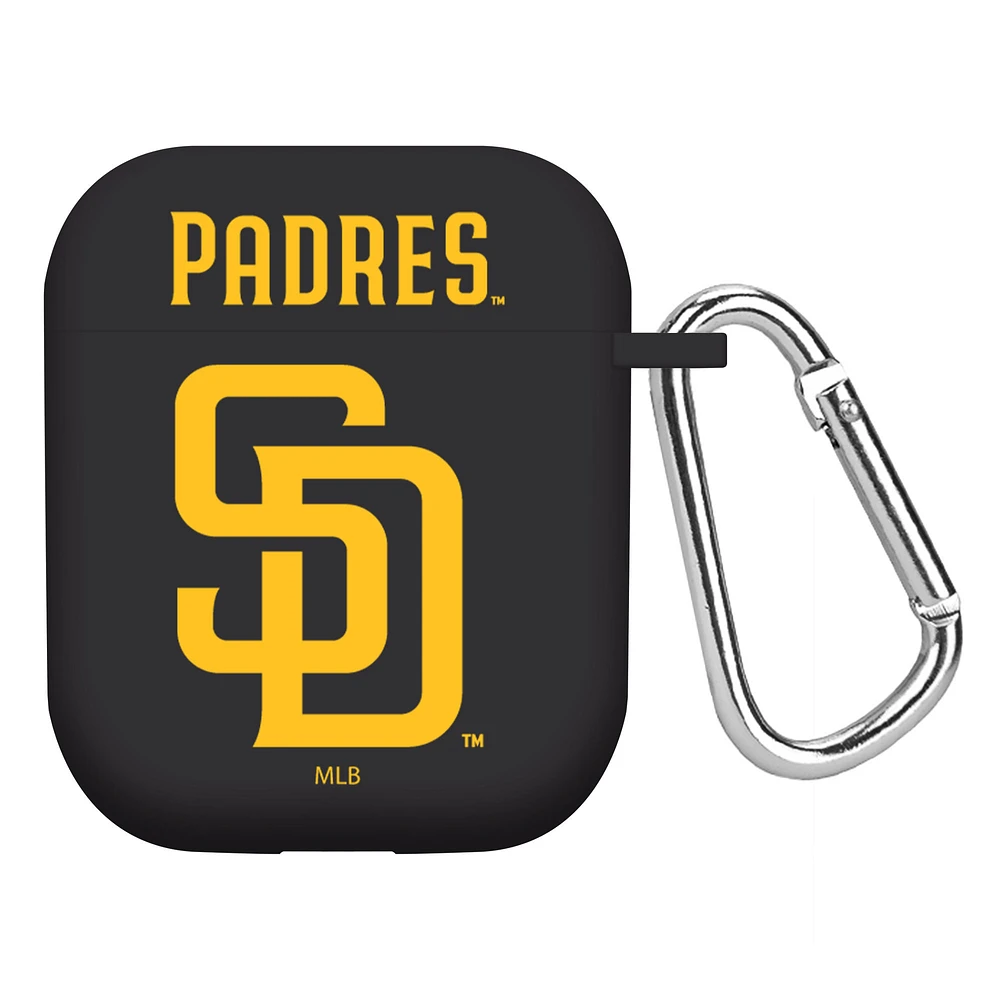 Black San Diego Padres AirPods Case Cover