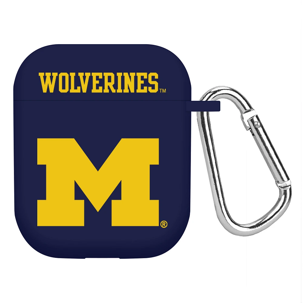 Navy Michigan Wolverines AirPods Case Cover