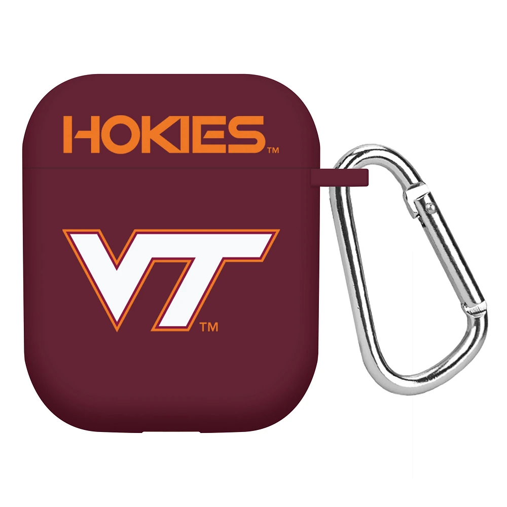 Maroon Virginia Tech Hokies AirPods Case Cover