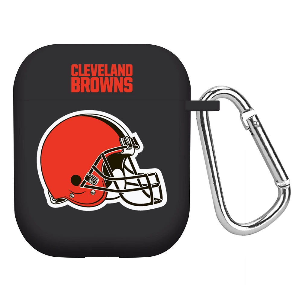 Black Cleveland Browns AirPods Case Cover