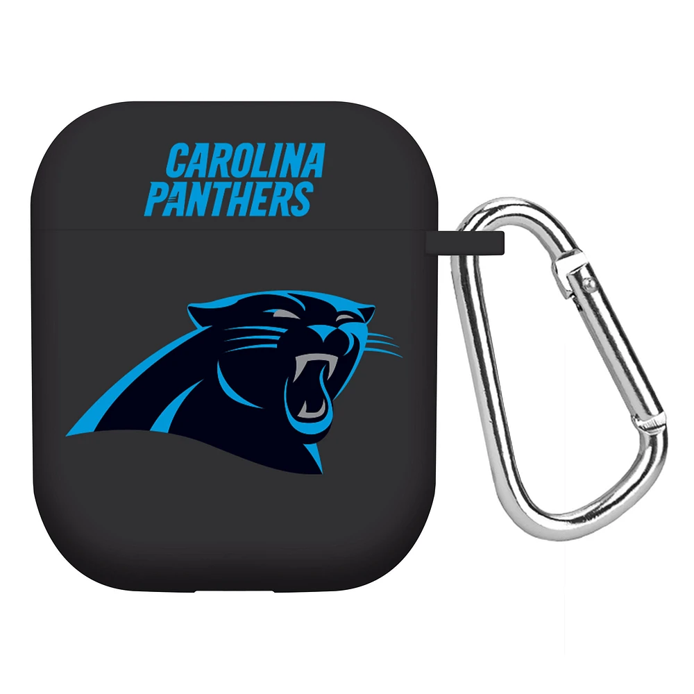 Black Carolina Panthers AirPods Case Cover