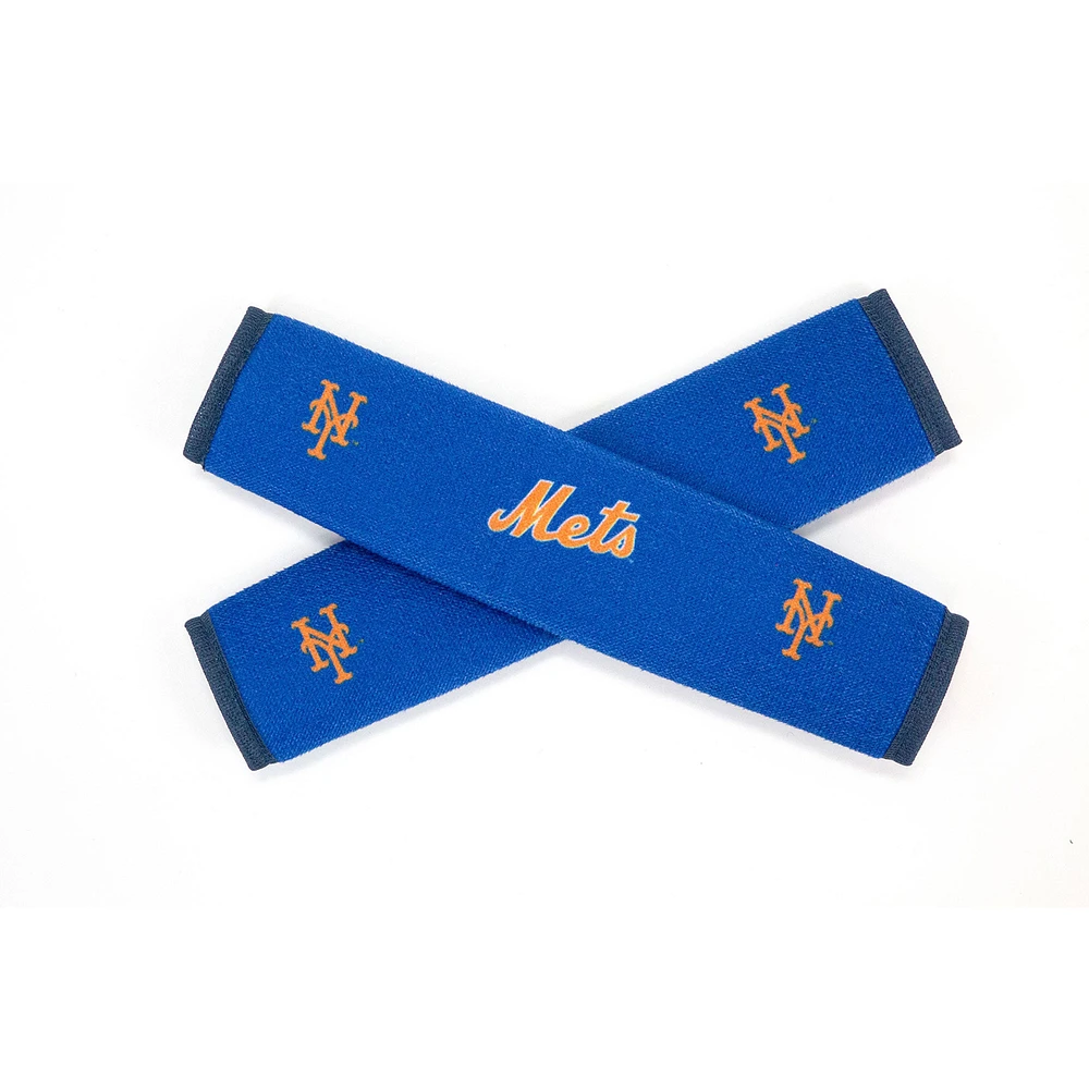 Holda New York Mets Ulti-Suede Seat Belt Pad Two-Piece Set