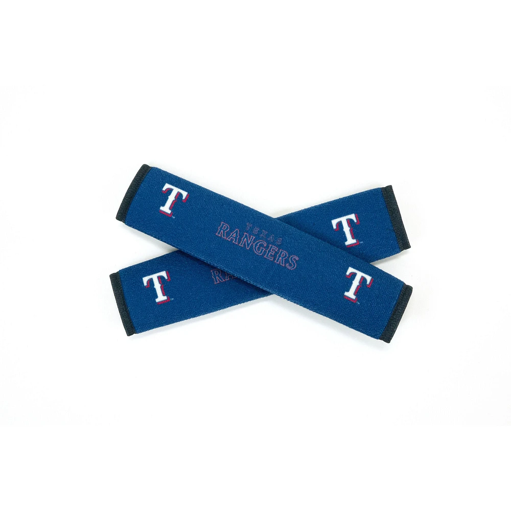 Holda Texas Rangers Ulti-Suede Seat Belt Pad Two-Piece Set