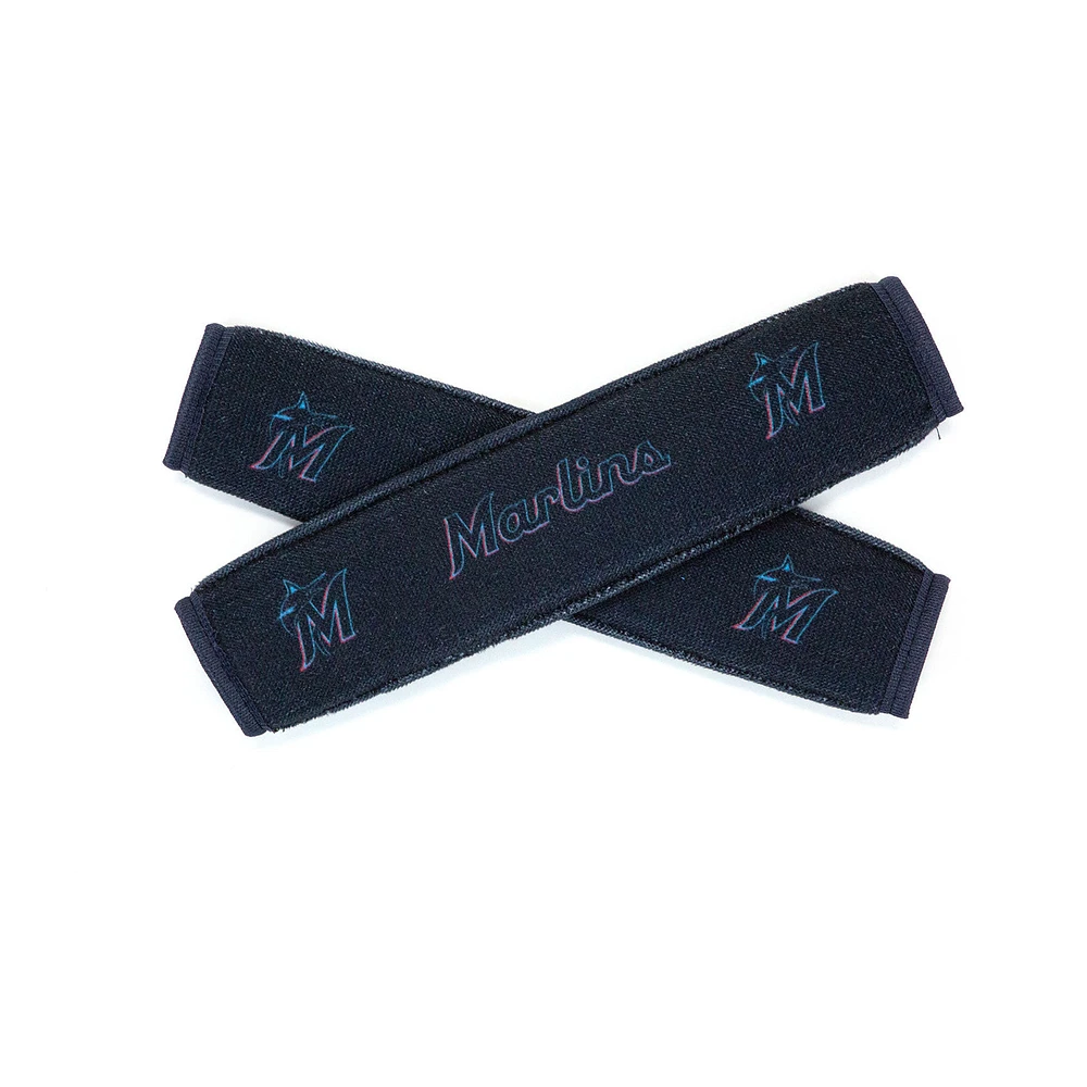 Holda Miami Marlins Ulti-Suede Seat Belt Pad Two-Piece Set