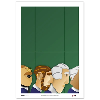 Washington Nationals Nationals Park 24" x 36" Minimalist Fine Art Print