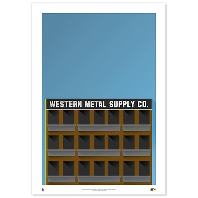 San Diego Padres Petco Park 24" x 36" Minimalist Fine Art Print