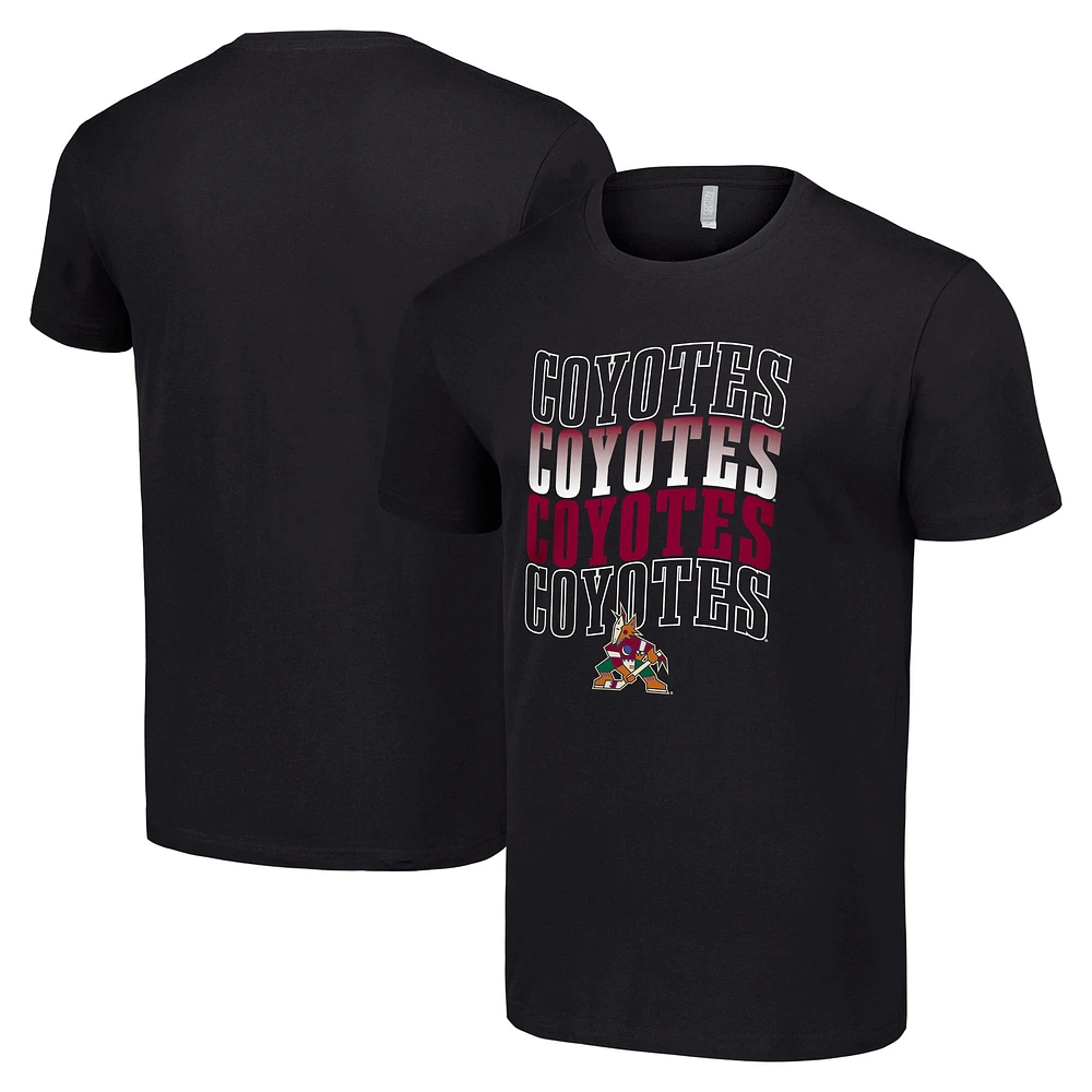 Men's Starter Arizona Coyotes Four Team Name Logo T-Shirt