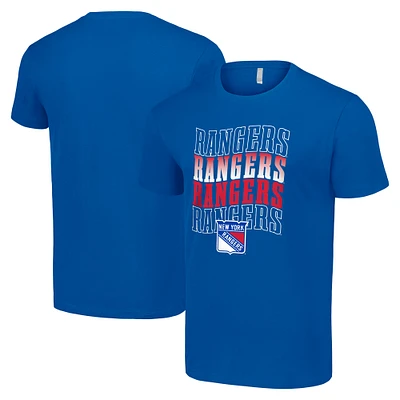 Men's Starter New York Rangers Four Team Name Logo T-Shirt