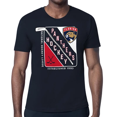 Men's Starter Navy Florida Panthers Shield Graphic T-Shirt