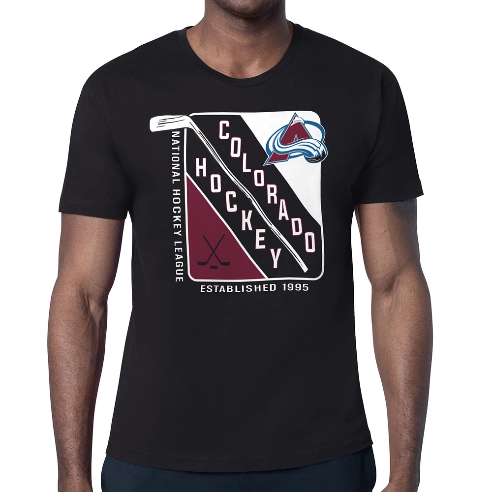 Men's Starter Colorado Avalanche Shield Graphic T-Shirt