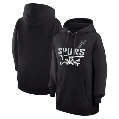 Women's G-III 4Her by Carl Banks San Antonio Spurs Graphics Fleece Pullover Hoodie