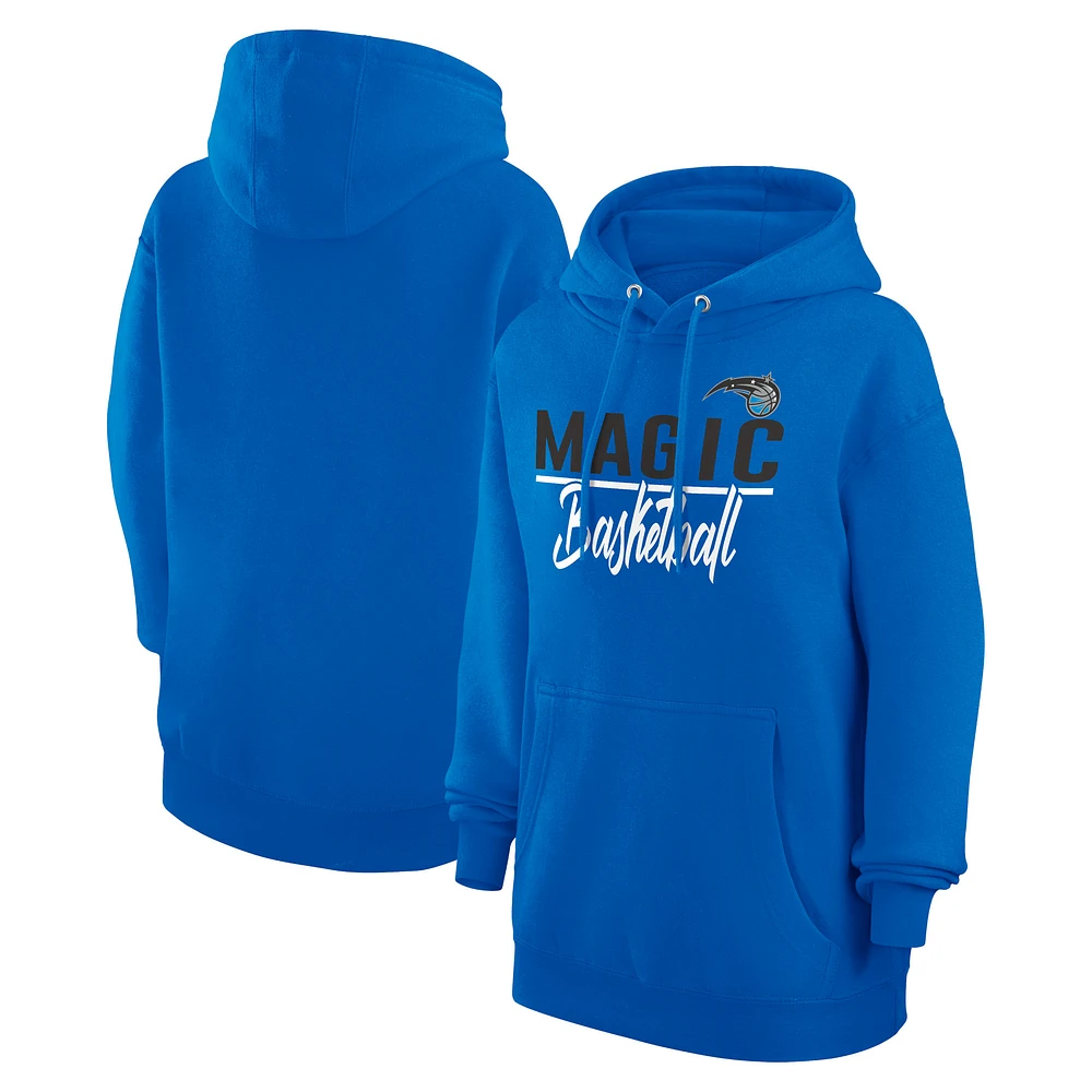 Women's G-III 4Her by Carl Banks Orlando Magic Graphics Fleece Pullover Hoodie