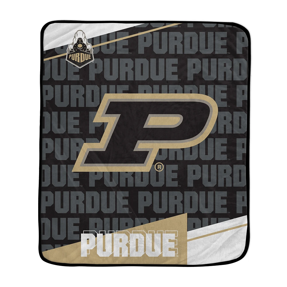 Pegasus Purdue Boilermakers 50" x 60" Diagonal Ghost Ultra Soft Blanket