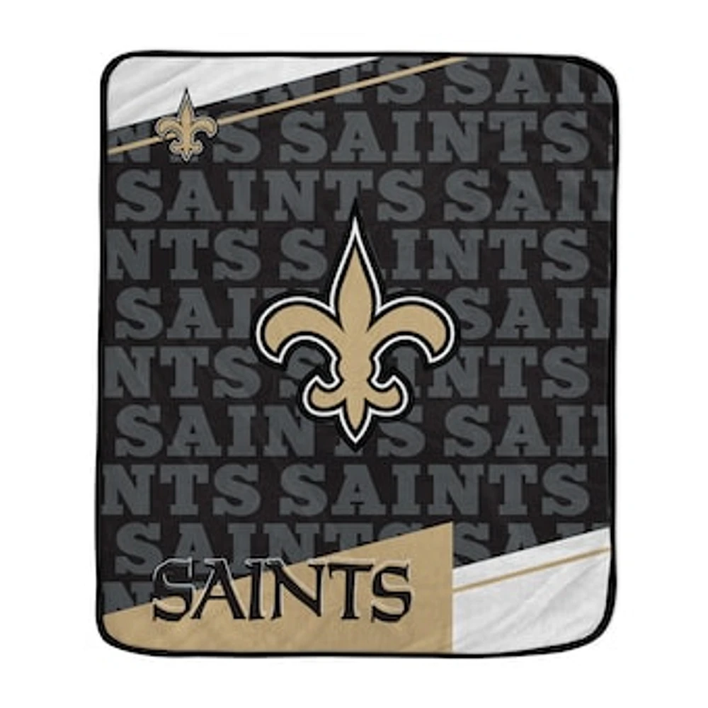 Pegasus New Orleans Saints 50" x 60" Diagonal Ghost Ultra Soft Blanket