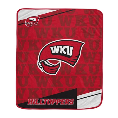Pegasus Western Kentucky Hilltoppers 50" x 60" Diagonal Ghost Ultra Soft Blanket