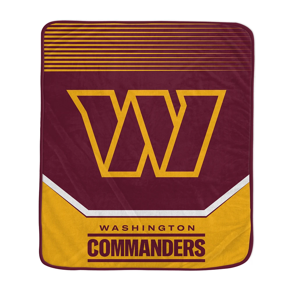 Pegasus Washington Commanders 50” x 60” Half Tone Lines Tab Blanket