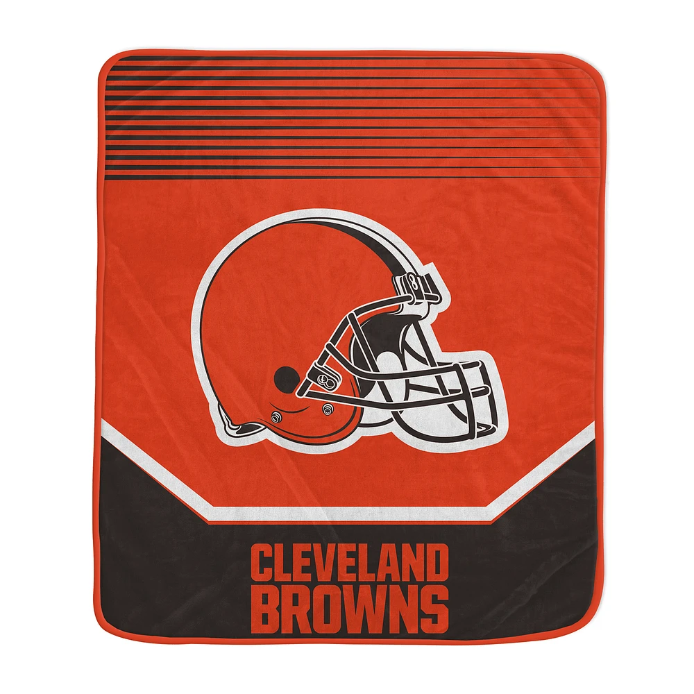Pegasus Cleveland Browns 50” x 60” Half Tone Lines Tab Blanket