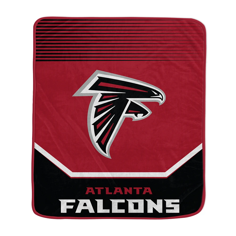 Pegasus Atlanta Falcons 50” x 60” Half Tone Lines Tab Blanket