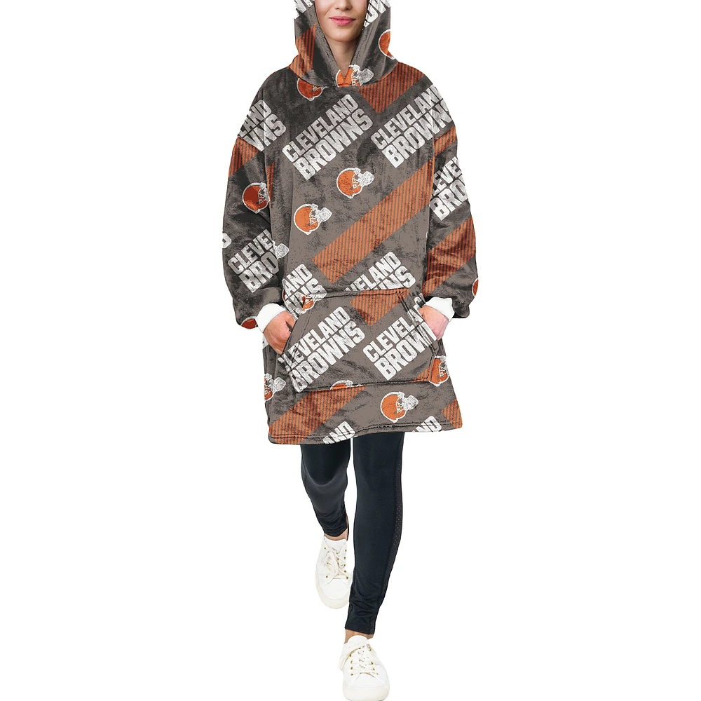 Pegasus Cleveland Browns 60" x 80" Repeat Logo Hoodie Bloncho