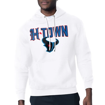 Men's Starter Houston Texans H-Town Graphic Fleece Pullover Hoodie