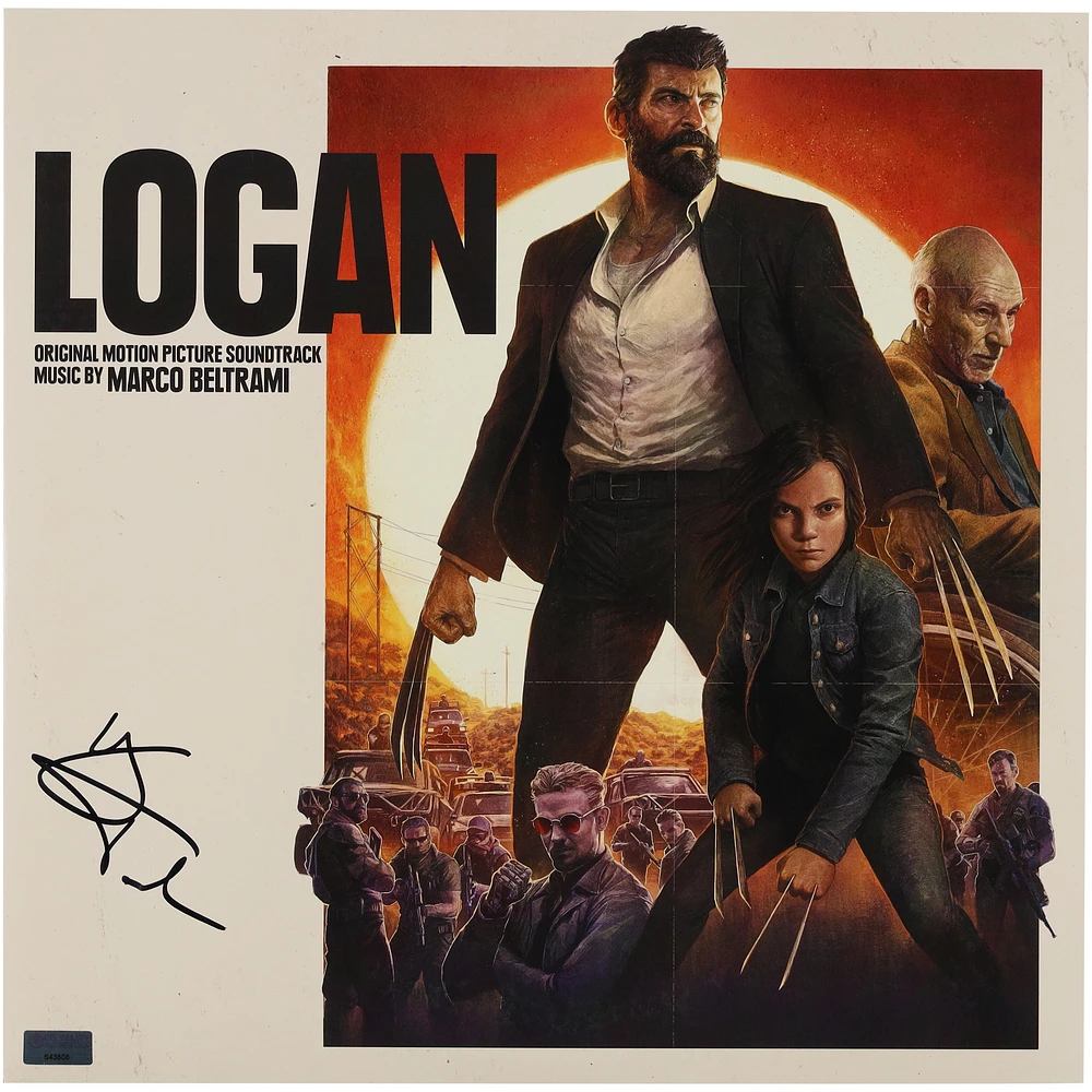Hugh Jackman Logan Autographed Vinyl Album