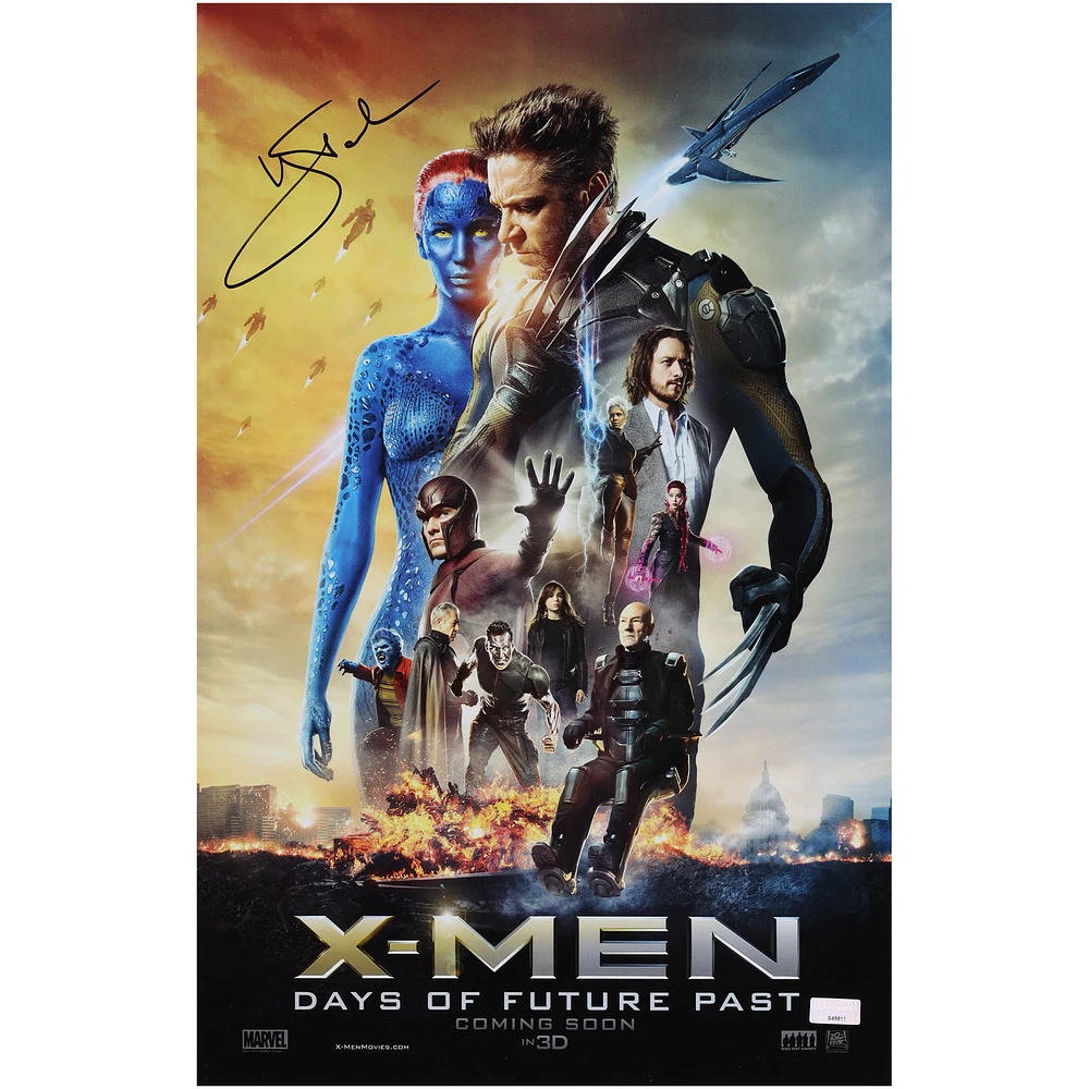 Hugh Jackman X-Men: Days of Future Past Autographed 11" x 17" Movie Poster