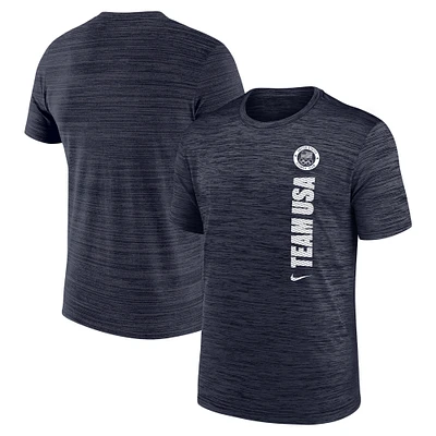 Men's Nike Navy Team USA Velocity Performance T-Shirt