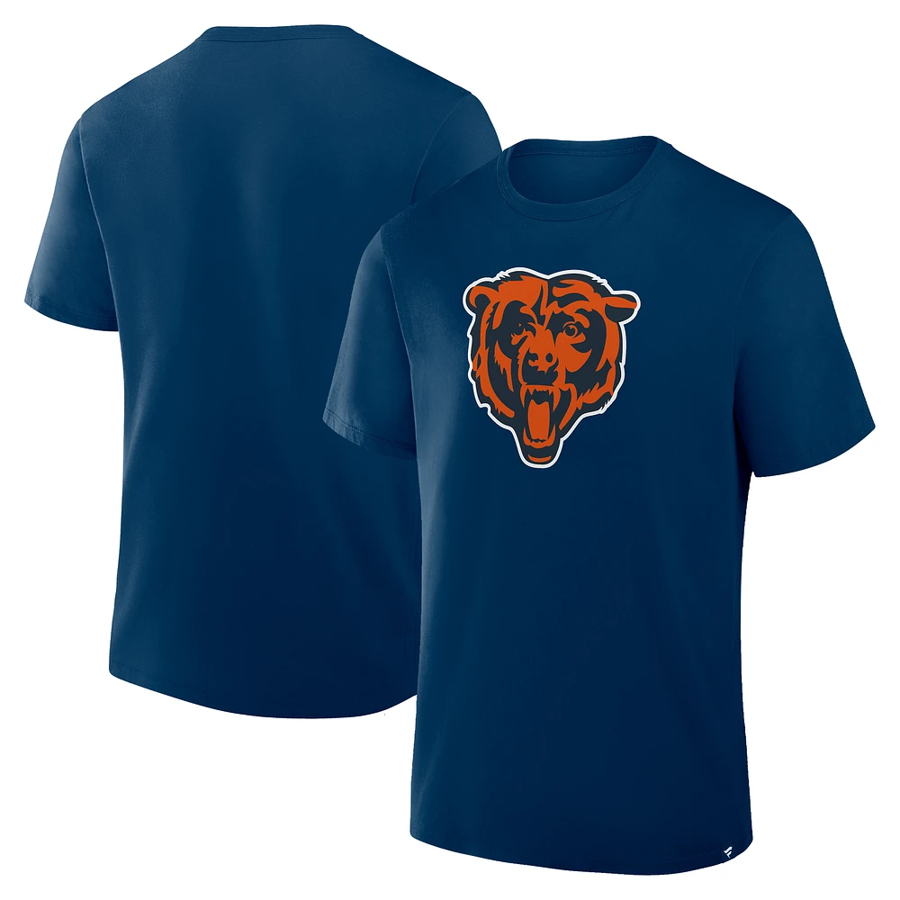 Men's Fanatics Navy Chicago Bears Field Goal Legacy T-Shirt