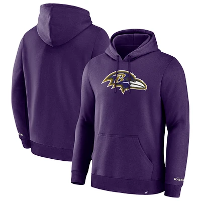 Men's Fanatics Purple Baltimore Ravens Pylon Cam Legacy Pullover Hoodie