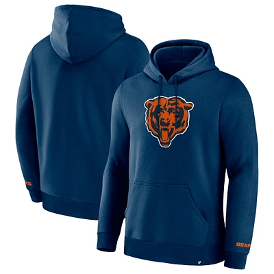 Men's Fanatics Navy Chicago Bears Pylon Cam Legacy Pullover Hoodie