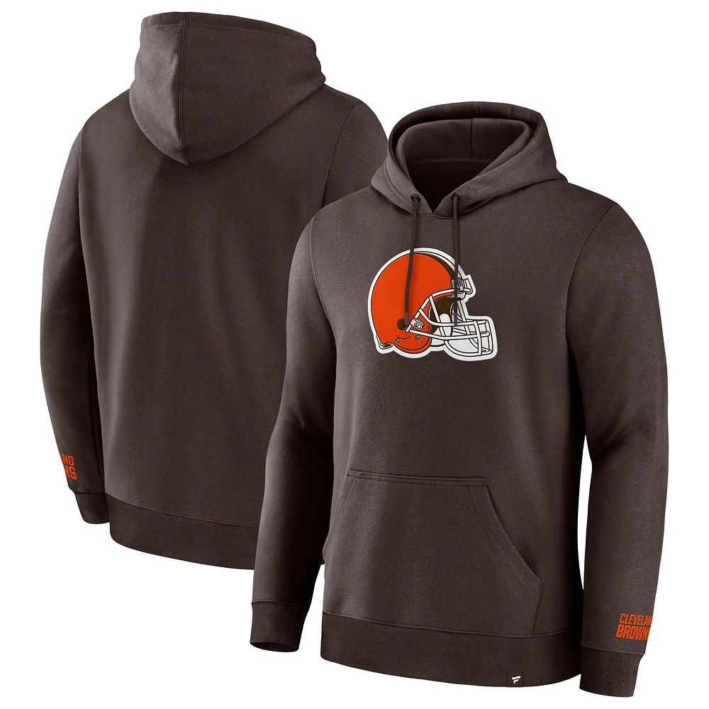 Men's Fanatics Brown Cleveland Browns Pylon Cam Legacy Pullover Hoodie