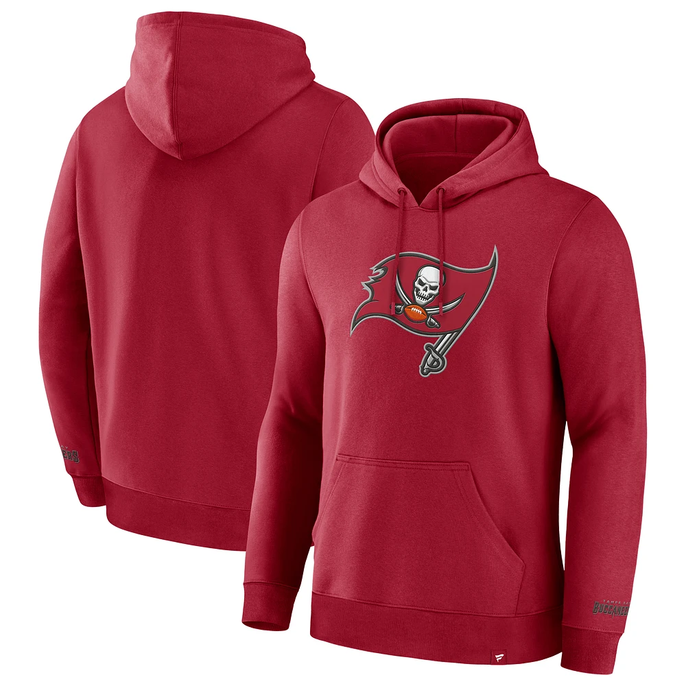 Men's Fanatics Red Tampa Bay Buccaneers Pylon Cam Legacy Pullover Hoodie
