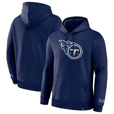 Men's Fanatics Navy Tennessee Titans Pylon Cam Legacy Pullover Hoodie