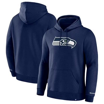 Men's Fanatics Navy Seattle Seahawks Pylon Cam Legacy Pullover Hoodie